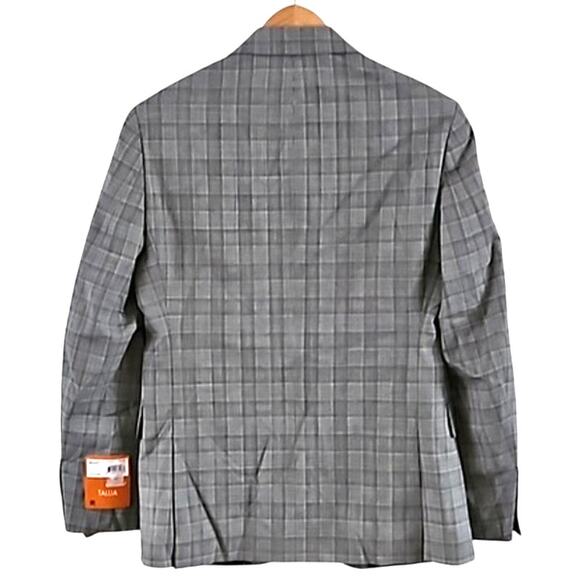 NWT Tallia Verdello Slim-Fit Wool Blend Suit Jacket Cream Brown Size 36 Short - Picture 6 of 10